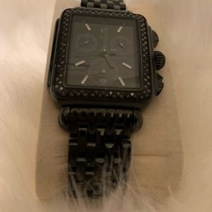 MICHELE WATCH MW06A02E1937 ALL BLACK!!!